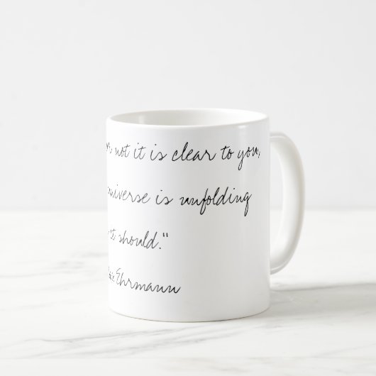 mok "Desiderata"-prijsopgave (Voorkant rechts)