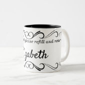 Mok  Design Personalized Name Drink (Voorkant rechts)