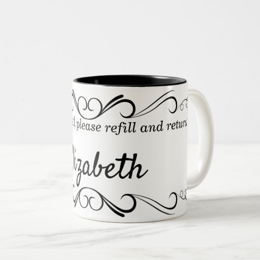 Mok  Design Personalized Name Drink (Voorkant rechts)