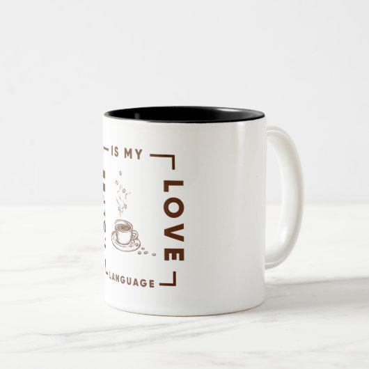 Mok Design voor Koffieliefhebbers 💘 (Voorkant rechts)