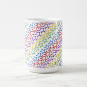 Mok - diagonale strengen van gekleurde sterren (Center)