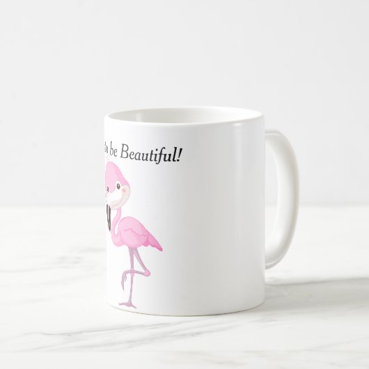 Mok die je graag mooi maakt - Flamingo Style (Voorkant rechts)