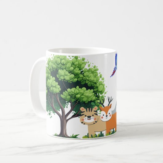 Mok dierenvrienden (Voorkant links)