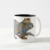 Mok dierlijke koffie - gemengd (Voorkant rechts)