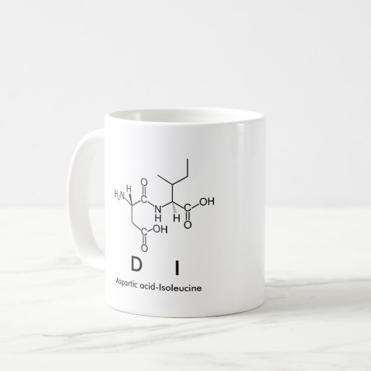 Mok dipeptidenaam (Voorkant links)