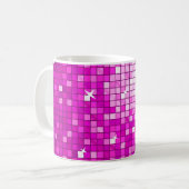 Mok Disco Tiles Pink (Voorkant links)