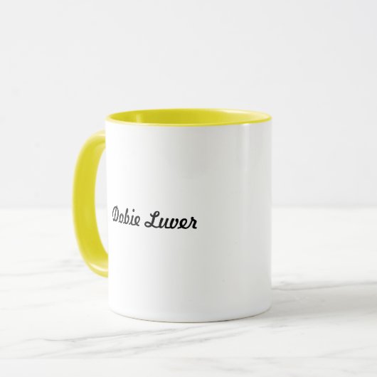 Mok Doberman Pinscher (Voorkant links)