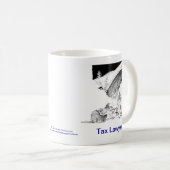 Mok dode wetgever™ belastingwetgever koffie (Voorkant rechts)