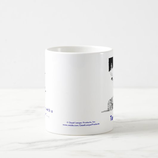 Mok dode wetgever™ belastingwetgever koffie (Center)