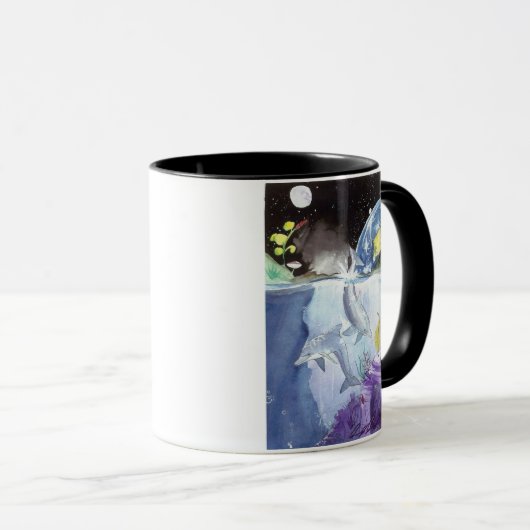 Mok dolfijnen (Voorkant rechts)