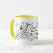 mok Dolphins Charcoal II' Ringer (Voorkant links)