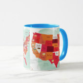 mok , donut , vs , staat (Voorkant rechts)