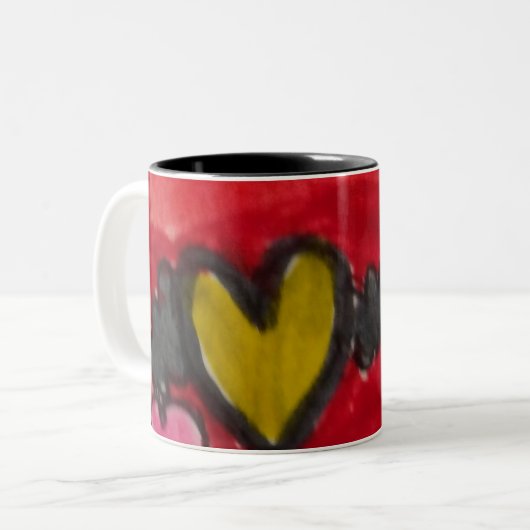 Mok door Snowie Schrode (Voorkant links)