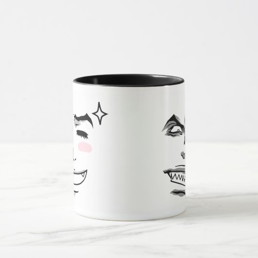 Mok Doubleman Happy/Angry-emoties (Midden)