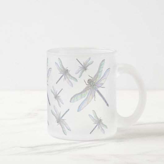 MOK DRAGONFLIES (gevorst glas) (Rechts)