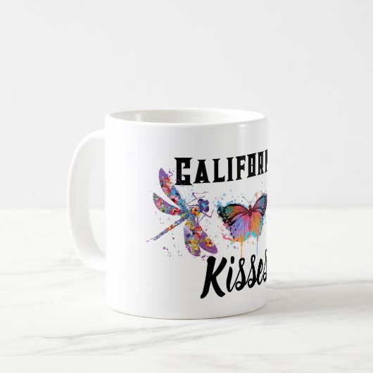 Mok Dragonfly personaliseert Californië (Voorkant links)