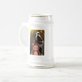 Mok drink bruin bier (Voorkant links)