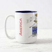 MOK - Drumstel - Rood - Wit - Blauw - Amerika 250 (Links)
