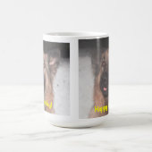 Mok Duitse herder die tong uit de gelukkige dag ti (Center)