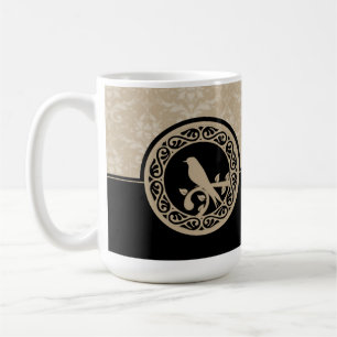 Mok Ebony Lovebird Damask Coffee