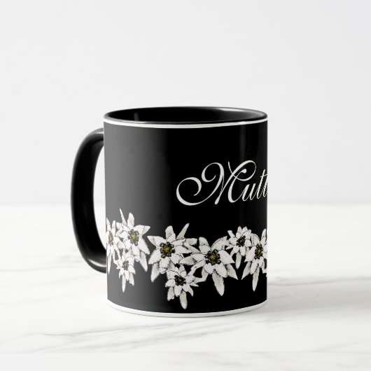 Mok Edelweiss Flower (Voorkant links)