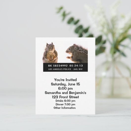 Mok eekhoorn kaart (Staand voorkant)