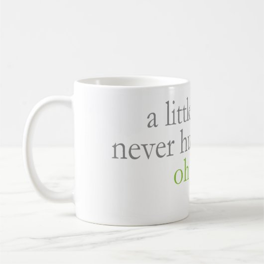 Mok: Een beetje cyanide... Koffiemok (Links)