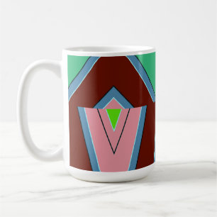 Mok, Een klassiek multicolor naadloos patroonontwe Koffiemok