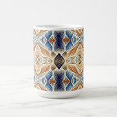 Mok, Een levendig, veelkleurig naadloos patroonont Koffiemok (Center)