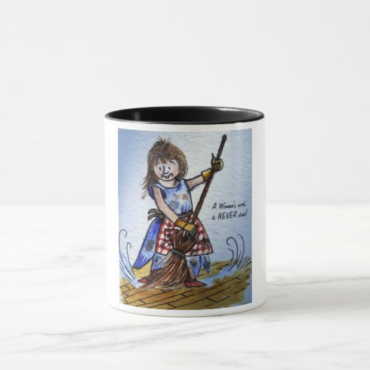 mok 'Een vrouw werkt nooit' (Midden)