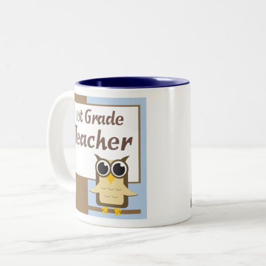 Mok eerste graad school leraar (Voorkant links)