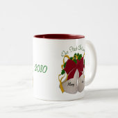 Mok eerste kerstweddenschappen (Voorkant rechts)