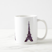 Mok Eiffel Tower Pointillism