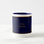 Mok Elegant Blue Kerstmis (Center)