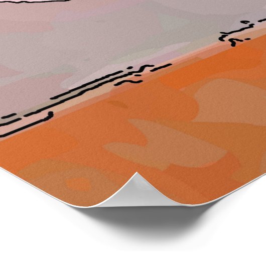 Mok en bloemen poster (Hoek)