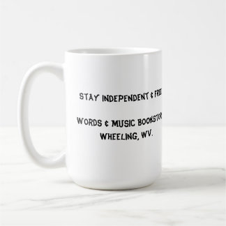 mok- en muziekboeken blijven onafhankelijk en grat koffiemok