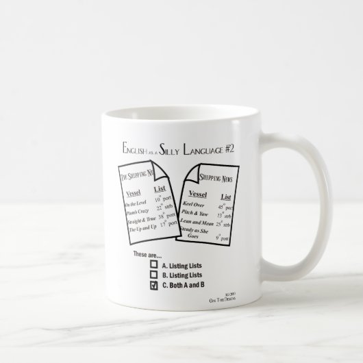 Mok "Engels als Gekke taal #2" Aanbieding (Rechts)
