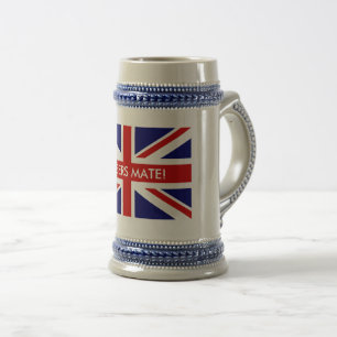 Mok Engels Union Jack flag classic beer stein