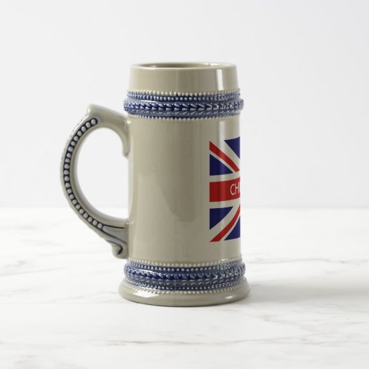 Mok Engels Union Jack flag classic beer stein (Links)