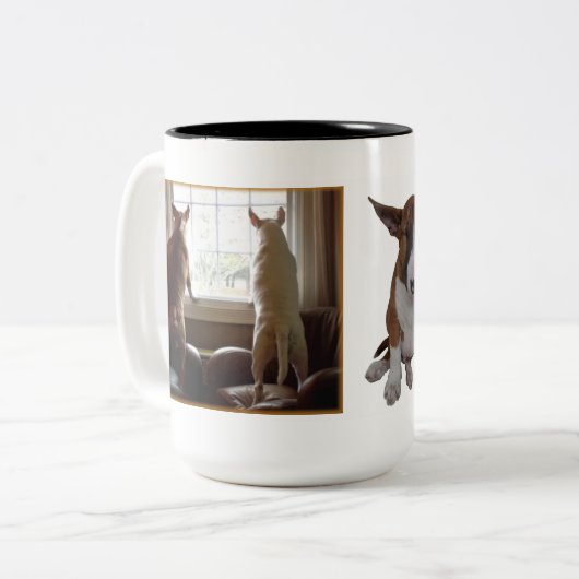 Mok Engelse bull Terrier (Voorkant links)