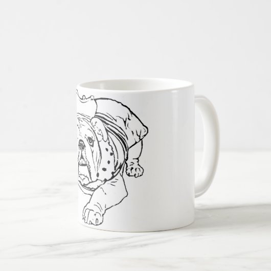 Mok Engelse bulldog (Voorkant rechts)