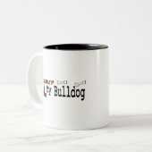 Mok Engelse Bulldog (I Love) (Voorkant links)