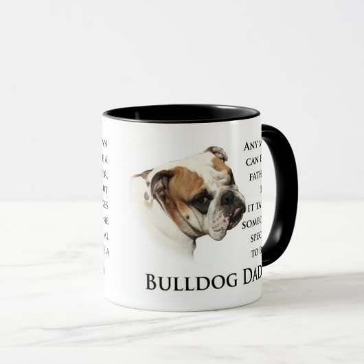 Mok Engelse Bulldog Pap (Voorkant rechts)