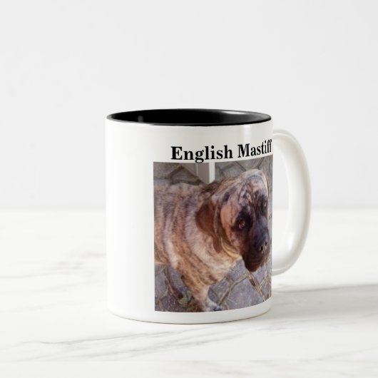 Mok Engelse Mastiff - Gepersonaliseerd (Voorkant rechts)