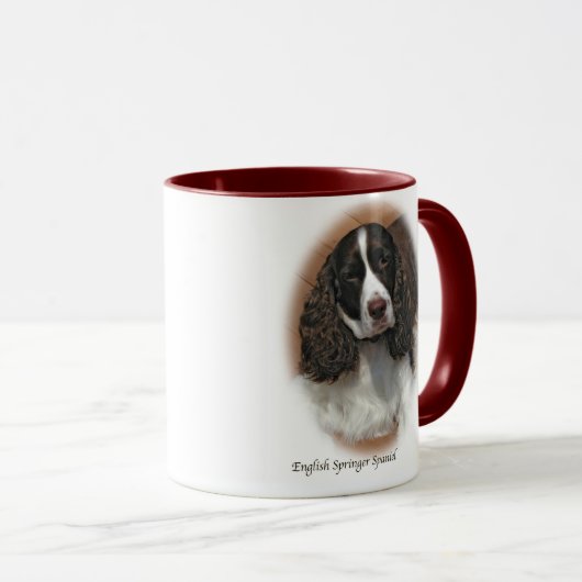 Mok Engelse Springer Spaniel Coffee (Voorkant rechts)
