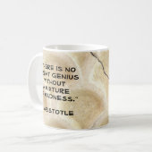 Mok: Er is geen grote genie zonder waanzin Koffiemok (Voorkant links)