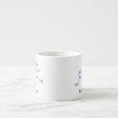 Mok, Espresso, cafeïne gegraveerd: Espresso Kop (Voorkant)