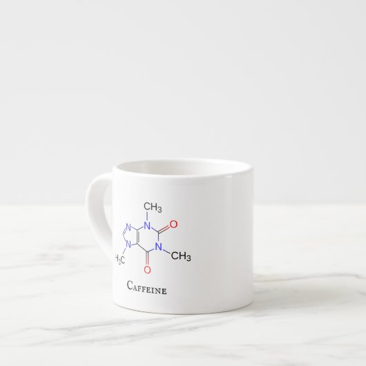 Mok, Espresso, cafeïne gegraveerd: Espresso Kop (Links)