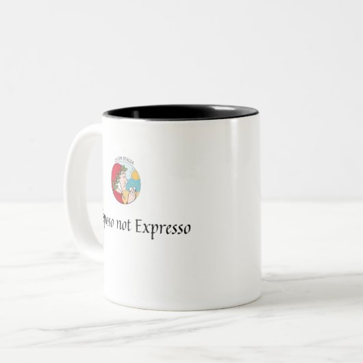 Mok "Espresso not Expresso" van Dante (Voorkant links)