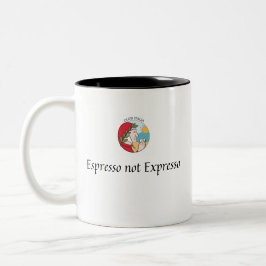 Mok "Espresso not Expresso" van Dante (Links)
